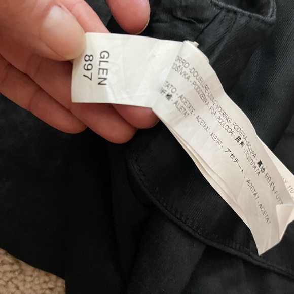 SEXY Zara Basic black double open vest size 6 - Picture 9 of 12